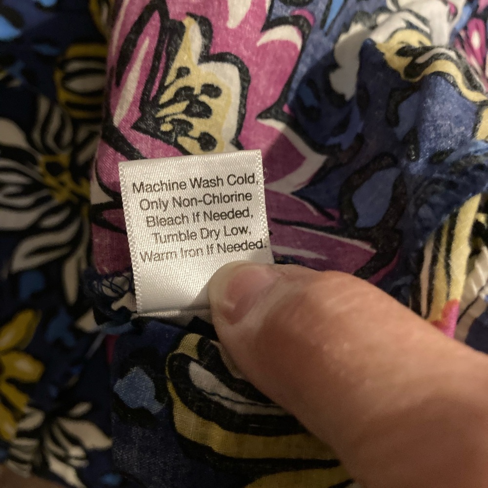 Vera Bradley African Violet Floral 2 Piece Pajamas - Loungewear In XS NWOT - Picture 15 of 15
